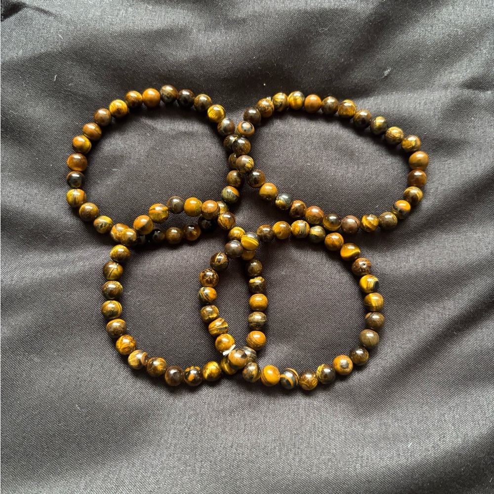 Tiger Eye Beaded Bracelet Set